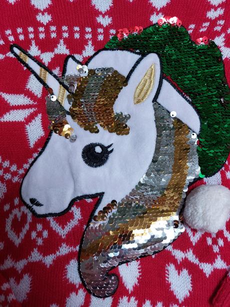 Vianočné pulóvre, h&m,134