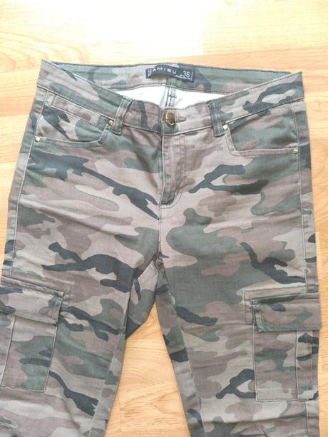 Dámske maskáčové rifle, amisu,s