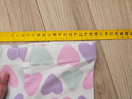 Srdiečkové legíny, h&m,128