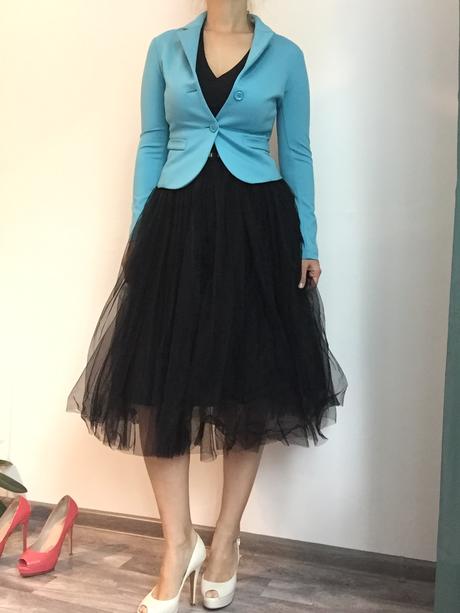 Tyrkysovy blazer xs, xs