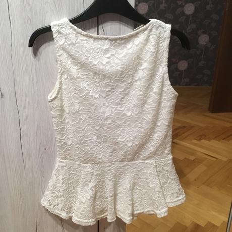 Tričko s čipkou, amisu,m