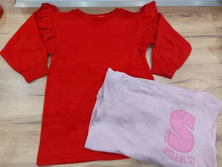 Krásna h&m mikina predĺžená + 1 grátis, h&m,122