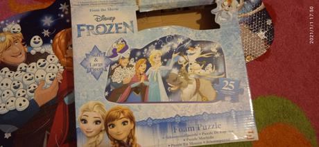 Penové puzzle frozen, 