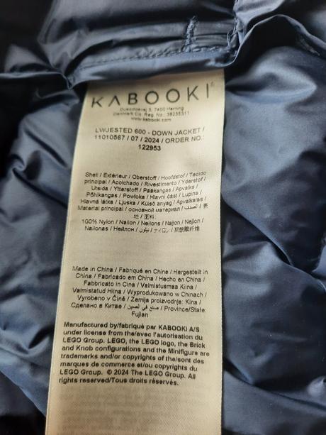 Prechodná páperová bunda lego v. 164, lego,164