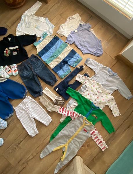 Balík oblečenia vel.68, 68–80