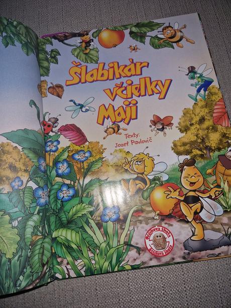 Kniha šlabikár včielky maji,