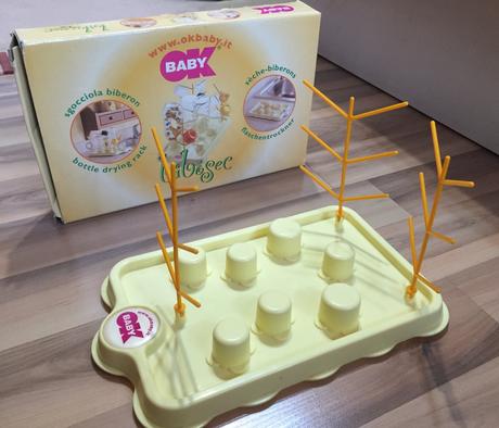 Odkvapkávač na kojenecké fľaše a cumlíky, 