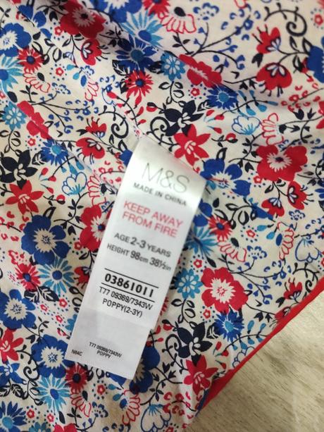 Dievčenská prechodná vetrovka, marks & spencer,98