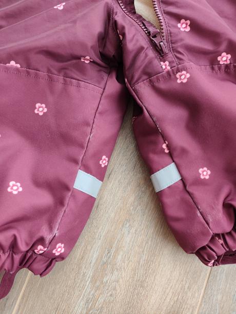 Hrubá zimná kombinéza h&m burgundi, h&m,92