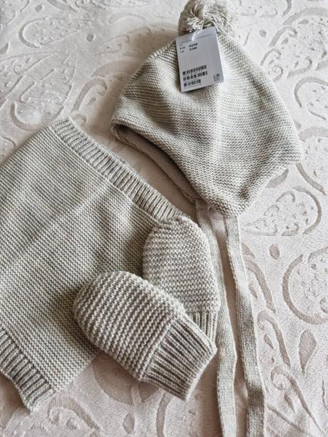 Pletená 3-dielna súprava h&m, h&m,62 / 68