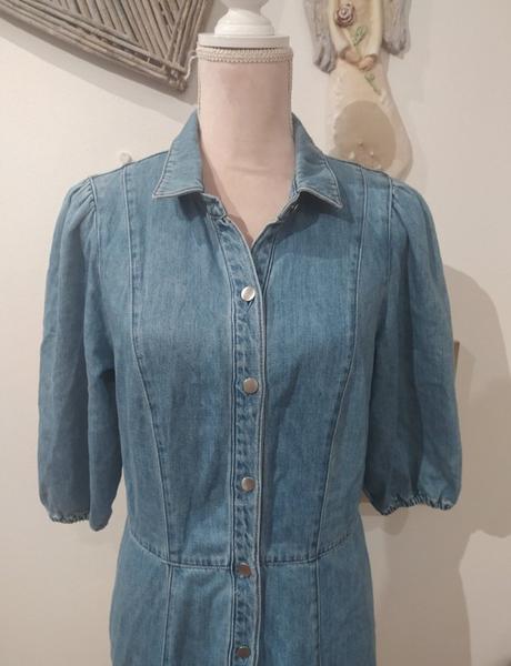 Riflové šaty, h&m,38