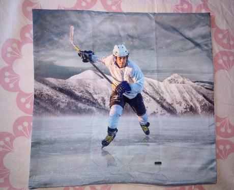 Obliečka na vankúšik -  hokejista, 