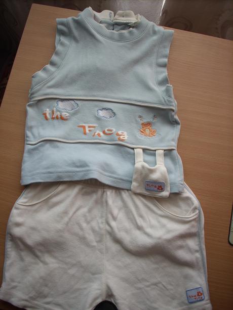 Súprava - tričko a šortky, frog,80