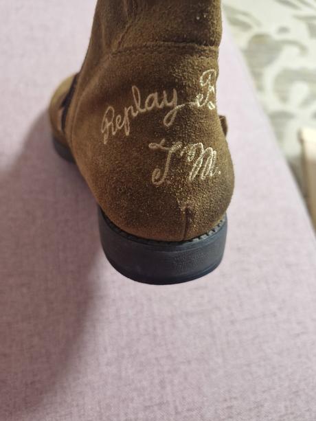 Replay damske kozene čižmy, replay,38