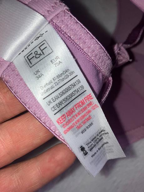 2x podprsenka 75a, f&f,75a