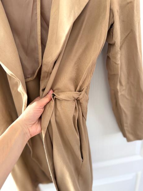 Ľahký prechodný kabát/tenký kabát, ťavobéžová, 
