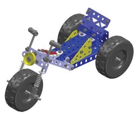 Stavebnica merkur 1.1 10 modelov 240 ks, 