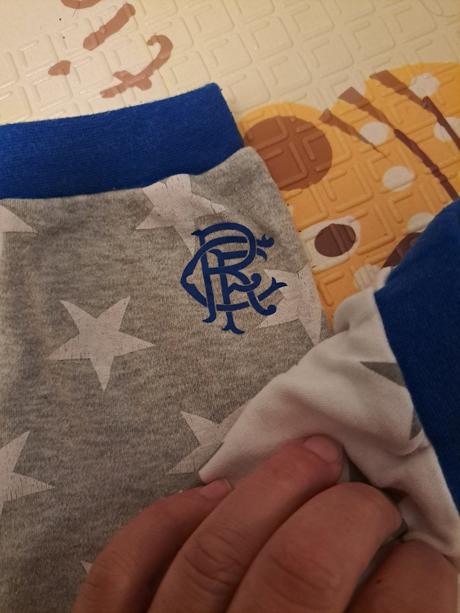 Tepláky pre fanúšikov rangers, rozm.68cm, 2ks, 68