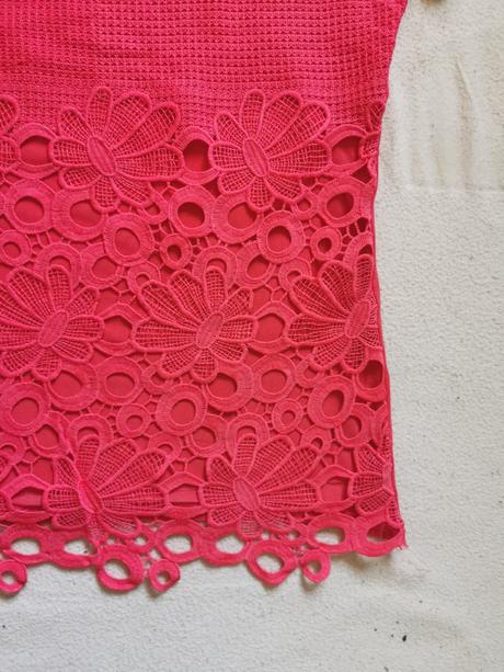 Tričko s krajkou, l