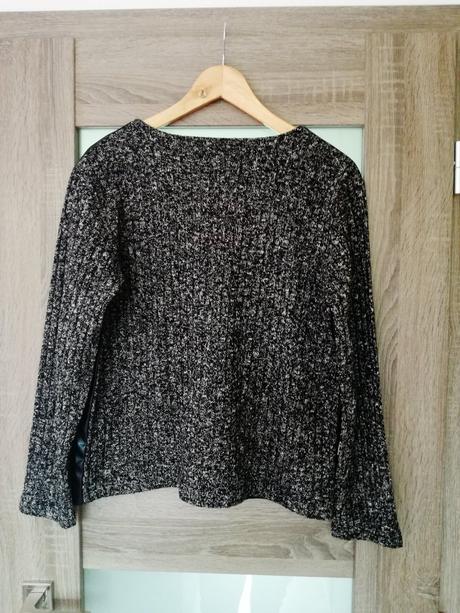 Koženkovo/pletená bundička, 42