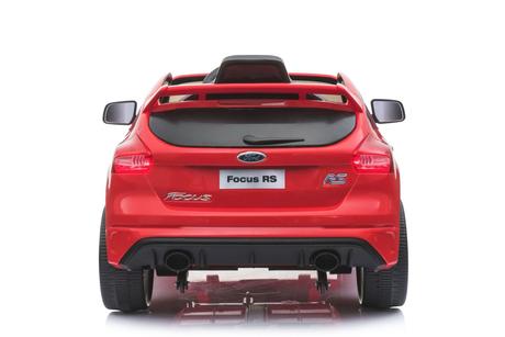 Elektrické autíčko ford focus rs, červené, 12v,