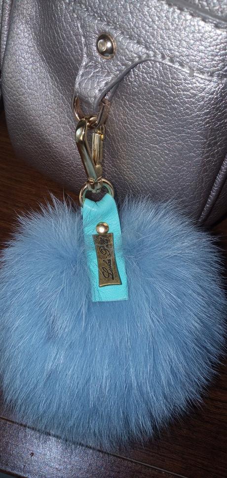 Klucenka doplnok kozusina liska,