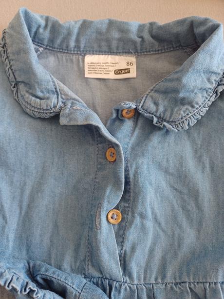 Riflové šatičky pre dievčatka, ergee,80