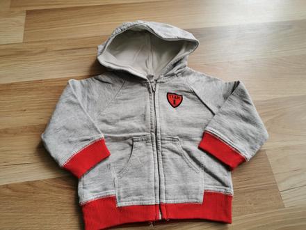 Šedá mikina pre najmenších, 68