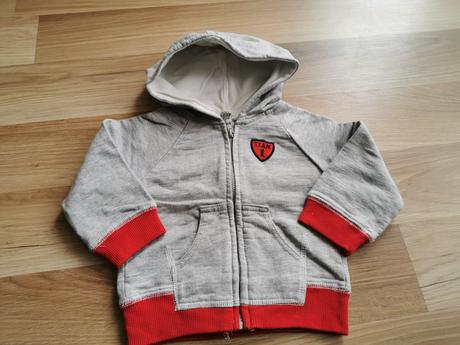 Šedá mikina pre najmenších, 68