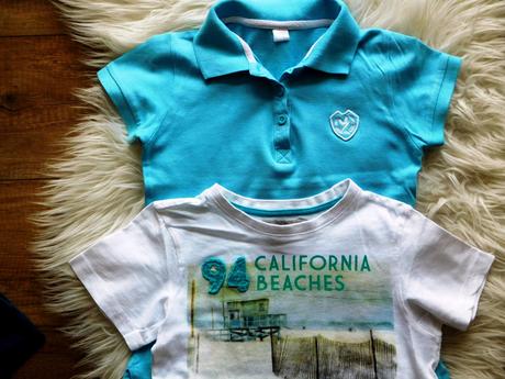 2ks kvalitné bavlnené trička 122-128 h&m, h&m,122