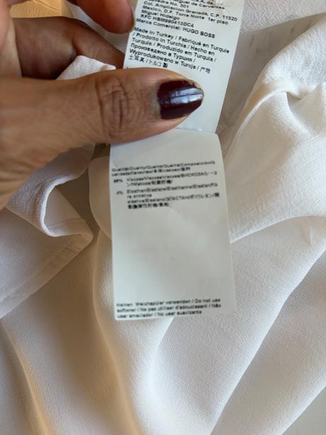 Hugo boss bluzka z viskozy 36, hugo boss,36