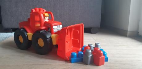 Nákladné auto 2 v 1 od fisher price- mega bloks, 