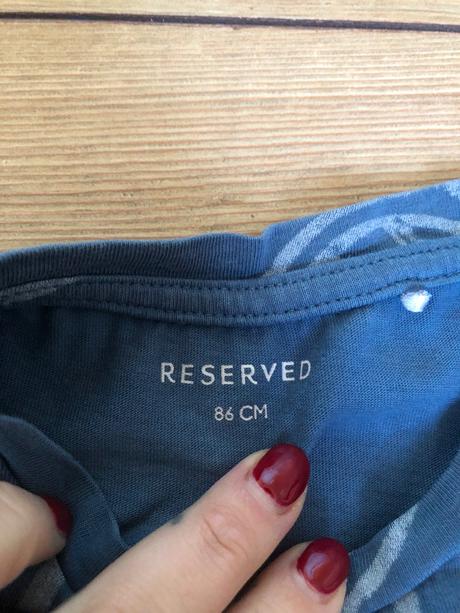 2x tričko dlhy rukáv, reserved,86