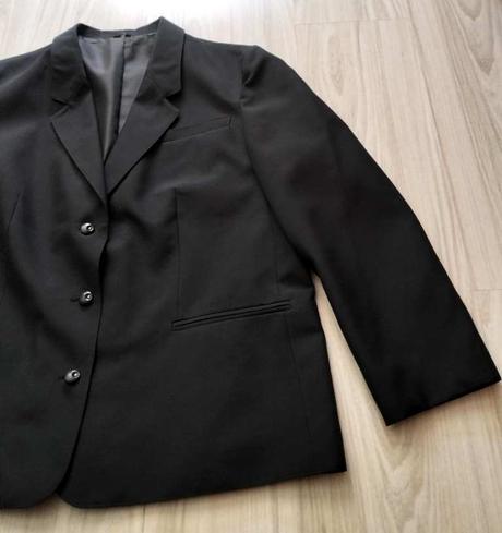 Čierne klasické sako, v. 46/xl max. 2xl, xxl
