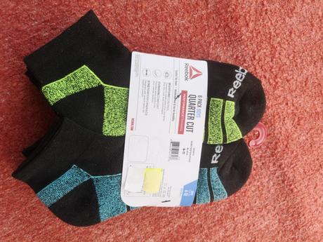 Reebok ponožky 6ks veľkosť 36-42, reebok,36 - 42
