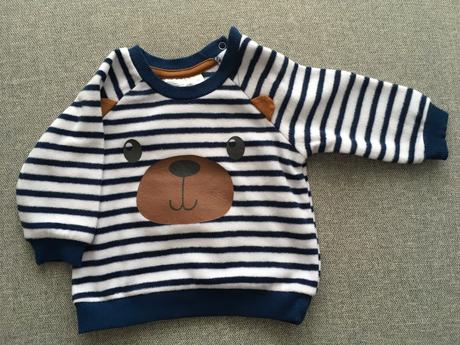 Nová mikina s mackom, veľ. 68, ergee,68