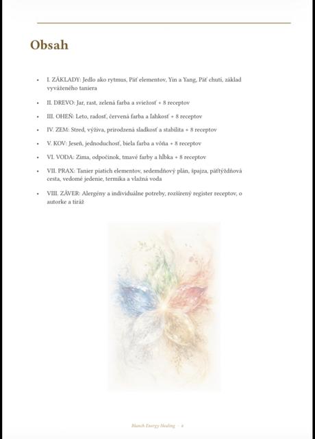 E-book stravovanie podľa 5 elementov, 