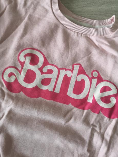 Oversize mikina barbie, m
