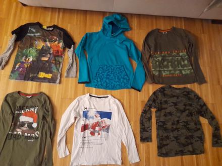 Zánovné tričká v.158 z rakúska bez poškodení, nose, 158