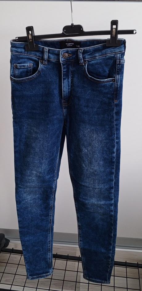 Dámske hrubšie elastické rifle, reserved,36