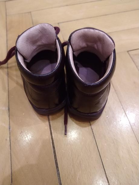 Fialové celoročne topanky, 21