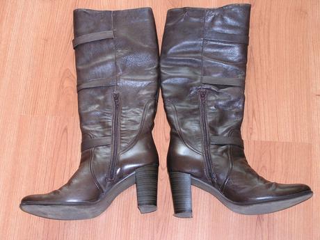 Kožené čižmy č.38, 38