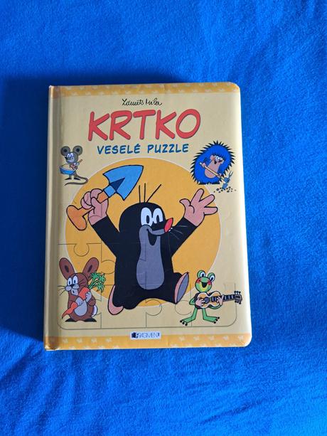 Krtko vesele puzzle kniha, 