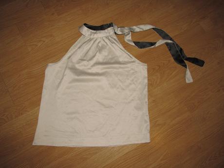Béžový topík na zaväzovanie v. xl, xl