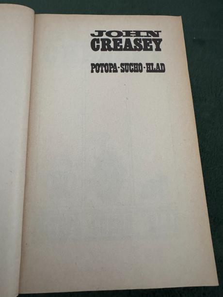 Creasey john. potopa, sucho, hlas /zelená knižnica,