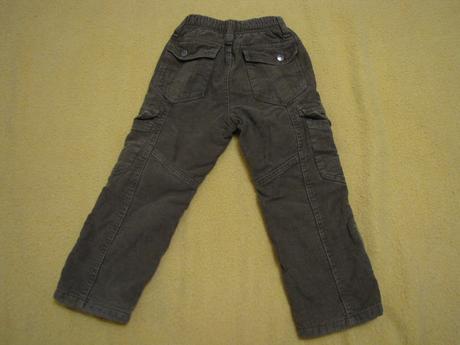 Menžestrové podšívané nohavice, 110