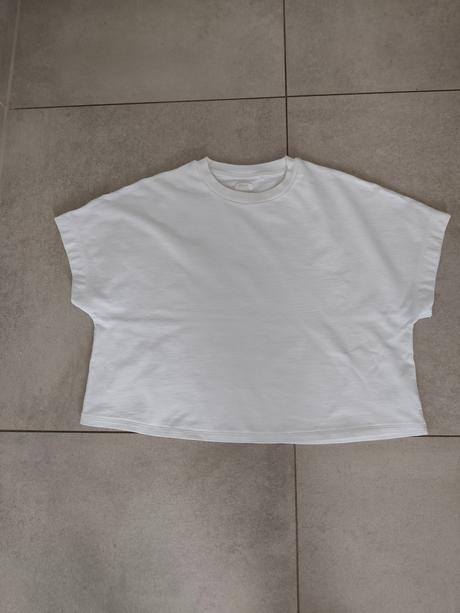 Dievčenský bavlnený crop top, next,158