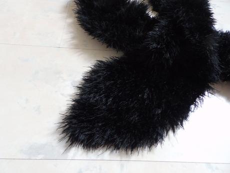 Luxusná kožušina prehoz na šaty, 