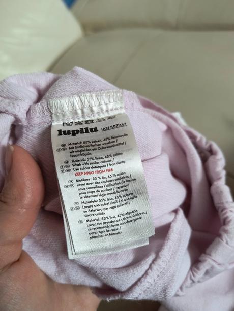 Ľanové nohavice 80, lupilu,80