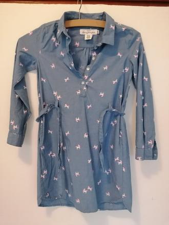 Unicorn košeľa nenosena pre 7 až 8r, h&m,128